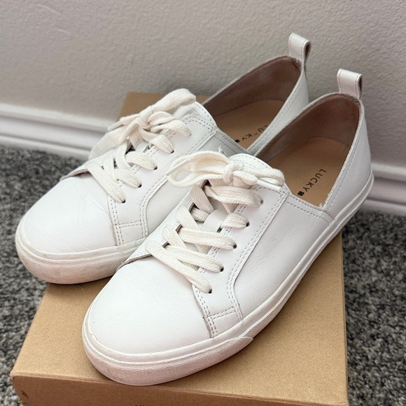 Lucky Brand Shoes - Lucky Brand Dansbey leather sneakers